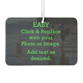 Eenvoudig klikken en Afbeelding vervangen om je ei Luchtverfrisser (Achterkant)