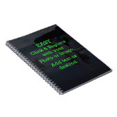 Eenvoudig klikken en Afbeelding vervangen om je ei Notitieboek (Rechterzijde)