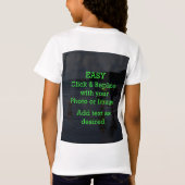 Eenvoudig klikken en Afbeelding vervangen om je ei T-shirt (Achterkant)