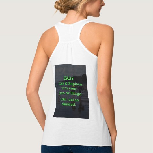 Eenvoudig klikken en Afbeelding vervangen om je ei Tanktop (Achterkant)