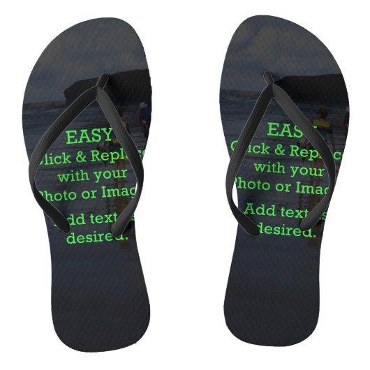 Eenvoudig klikken en Afbeelding vervangen om je ei Teenslippers (Voetbed)