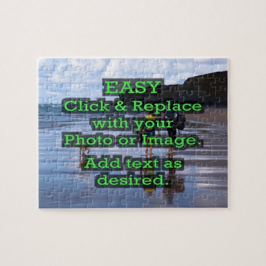 Eenvoudig klikken om uw eigen horizontaal te Creëe Legpuzzel (Horizontaal)