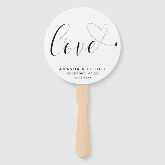 Eenvoudig kliniekliefhebbers handwaaier (Achterkant)