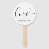 Eenvoudig kliniekliefhebbers handwaaier (Voorkant)