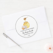Eenvoudig Knoflook Geïnfuseerde Honing Label (Envelop)