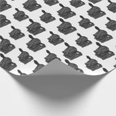 Eenvoudig Koe Verpakkingspapier Cadeaupapier (Hoek)