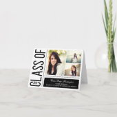 Eenvoudig koel Afstuderen Hartelijk dank voor zwar Bedankkaart (Voorkant)