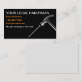 Eenvoudig Koel Handyman Thuisonderhoud Visitekaartje (Voorkant / Achterkant)