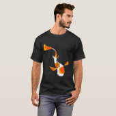 Eenvoudig Koi-ontwerp T-shirt (Voorkant volledig)