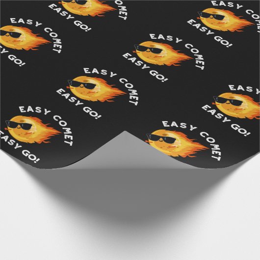 Eenvoudig komeet, eenvoudig te houden Funny Astron Cadeaupapier (Hoek)