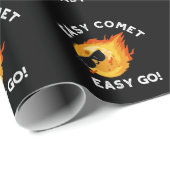 Eenvoudig komeet, eenvoudig te houden Funny Astron Cadeaupapier (Rol Hoek)