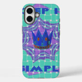 Eenvoudig koninklijk Case-Mate iPhone case (Achterkant)