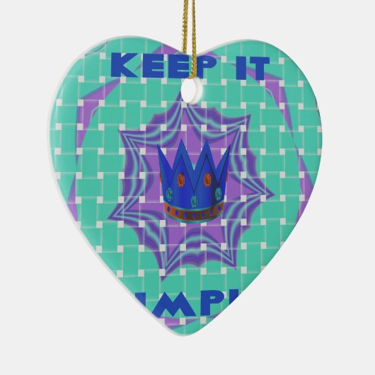 Eenvoudig koninklijk keramisch ornament (Rechts)