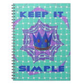 Eenvoudig koninklijk notitieboek (Voorkant)