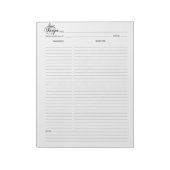 Eenvoudig Kookrecept Notitieblok (Linkerzijde)