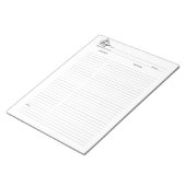 Eenvoudig Kookrecept Notitieblok (Schuin)