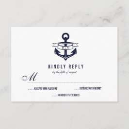 Eenvoudig koord van het Berichten RSVP | Weddensch