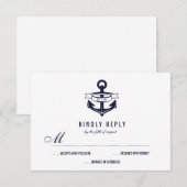 Eenvoudig koord van het Berichten RSVP | Weddensch Kaartje (Voorkant / Achterkant)