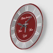 Eenvoudig kruis aanpassen zilveren jubileum grote klok (Hoek)