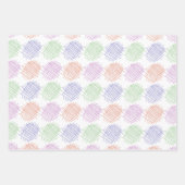 Eenvoudig kruispatroon inpakpapier vel (Voorkant)