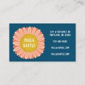 Eenvoudig laagje fotografie van Daisy Sunflower 5 Klantenkaartje (Achterkant)