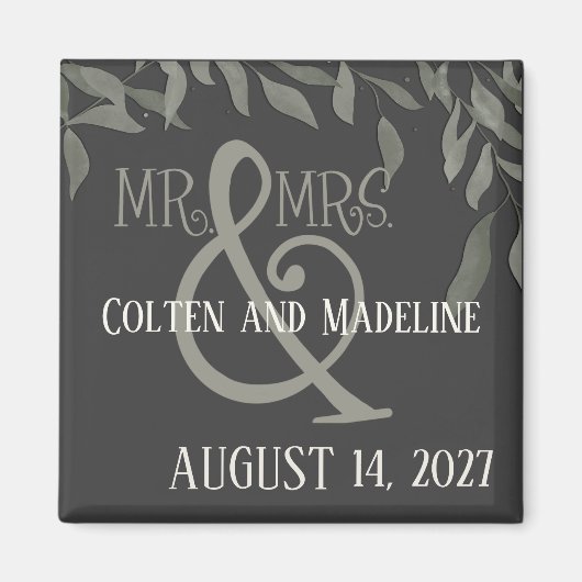 Eenvoudig laat moderne eenvoudige elegante inspira magneet (Voorkant)