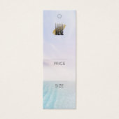 Eenvoudig Label kledingprijs voor tapebandscène ui Mini Visitekaartjes (Voorkant)