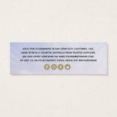 Eenvoudig Label kledingprijs voor tapebandscène ui Mini Visitekaartjes (Achterkant)