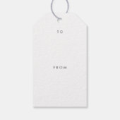 Eenvoudig Label met wieltjes Cadeaulabel (Achterkant)