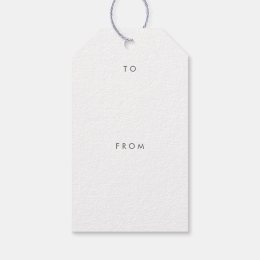 Eenvoudig Label met wieltjes Cadeaulabel (Achterkant)