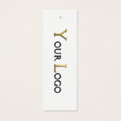 Eenvoudig Label voor kledingartikelen met witte zw Mini Visitekaartjes (Voorkant)