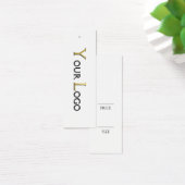 Eenvoudig Label voor kledingartikelen met witte zw Mini Visitekaartjes (Bureau)