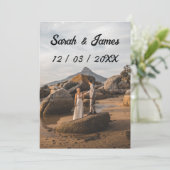 Eenvoudig label voor weddenschap kaart (Staand voorkant)