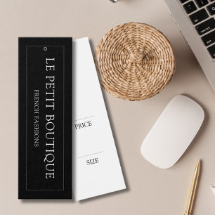 Eenvoudig Label voor zwarte kleding met hoge beeld Mini Visitekaartjes