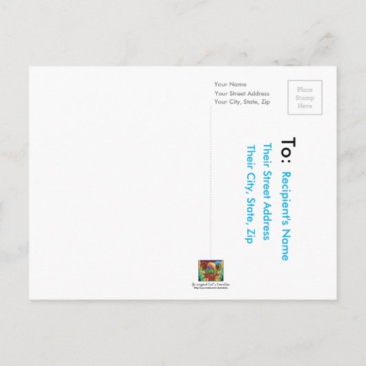 [Eenvoudig Ladybug] Ontbrekend u Briefkaart (Achterkant)