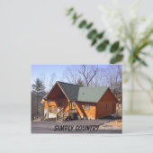 EENVOUDIG LAND BRIEFKAART (Staand voorkant)