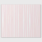 Eenvoudig landstaal roze stripes logo patroon cadeaupapier (Vlak)