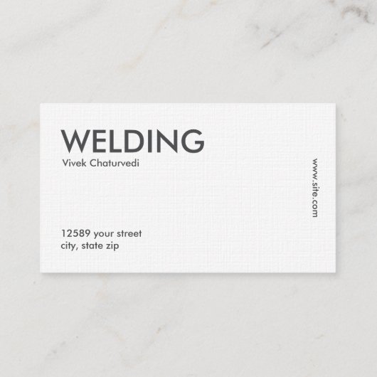 Eenvoudig lassen visitekaartje (Achterkant)