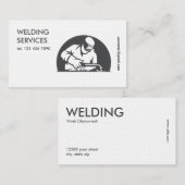 Eenvoudig lassen visitekaartje (Voorkant / Achterkant)