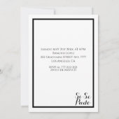 Eenvoudig Latina-Afstuderen met serviceoproep Kaart (Achterkant)