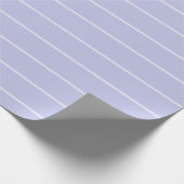 Eenvoudig lavender Paars pasteelstrip Cadeaupapier (Hoek)