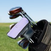 Eenvoudig Lavender Personal Initiaal Golfheadcover (Insitu)