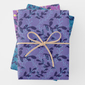 Eenvoudig lederen patroon inpakpapier vel (In situ)