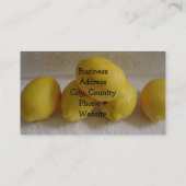 Eenvoudig leemons visitekaartje (Achterkant)