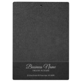 Eenvoudig leer klembord (Achterkant)