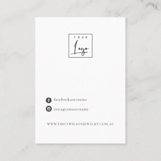 Eenvoudig leesbaar, dubbelzinnig hardescherm met 2 visitekaartje (Achterkant)