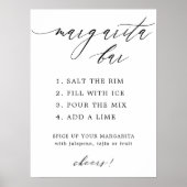 Eenvoudig leesbaar menu voor Elegant Calligraphy M Poster (Voorkant)