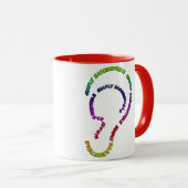 Eenvoudig leesbaar mok (Voorkant rechts)