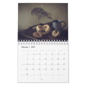 Eenvoudig leesteken, rustic and simpele kalenderre kalender (Feb 2027)