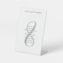 Eenvoudig legant bruiloft nummer 8